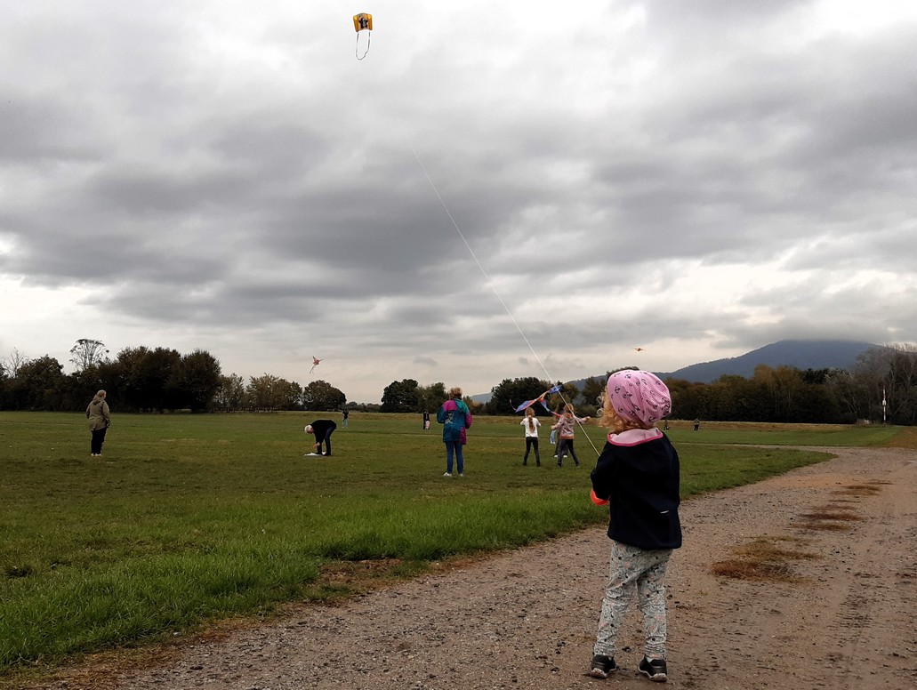 Familiendrachenfest: fliegende Maulwürfe