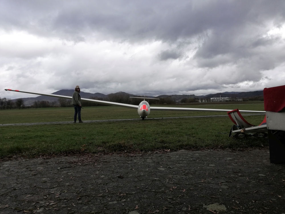 Flugbetrieb Hangwind