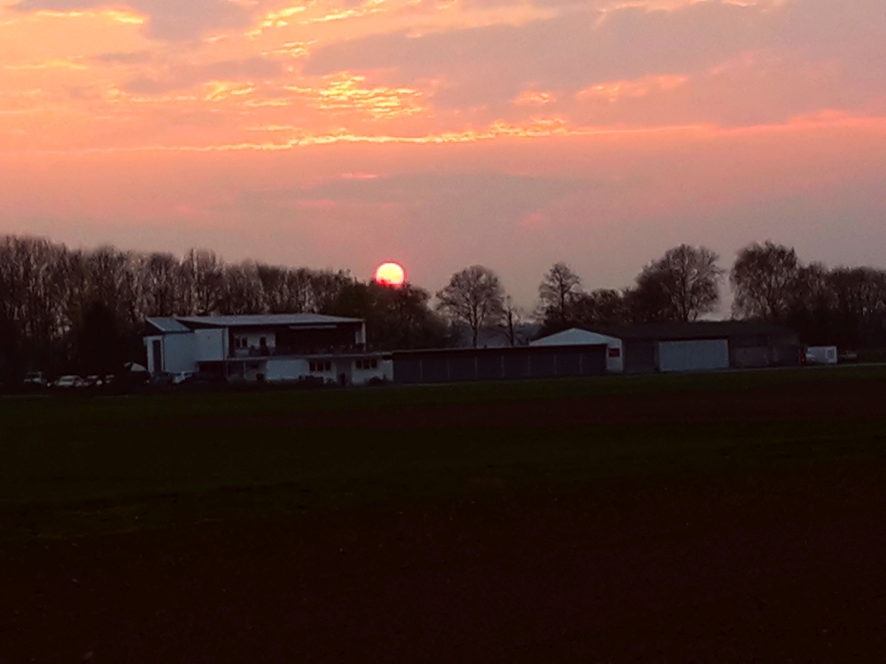 Flugplatz Abendstimmung